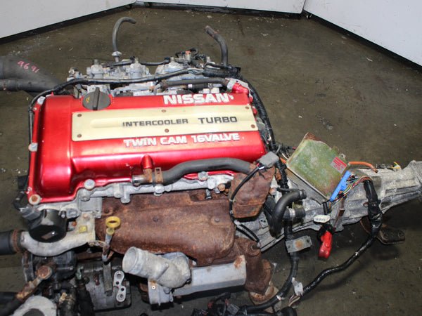  1990-1994 Nissan Silvia S13 Red Top Motor 5 speed SR20DET 2.0L 4 Cyl Engine