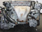  1992-1996 Honda Prelude Motor Automatic Transmission H22A-1GEN 2.2L 4 Cyl Engine - Image 6